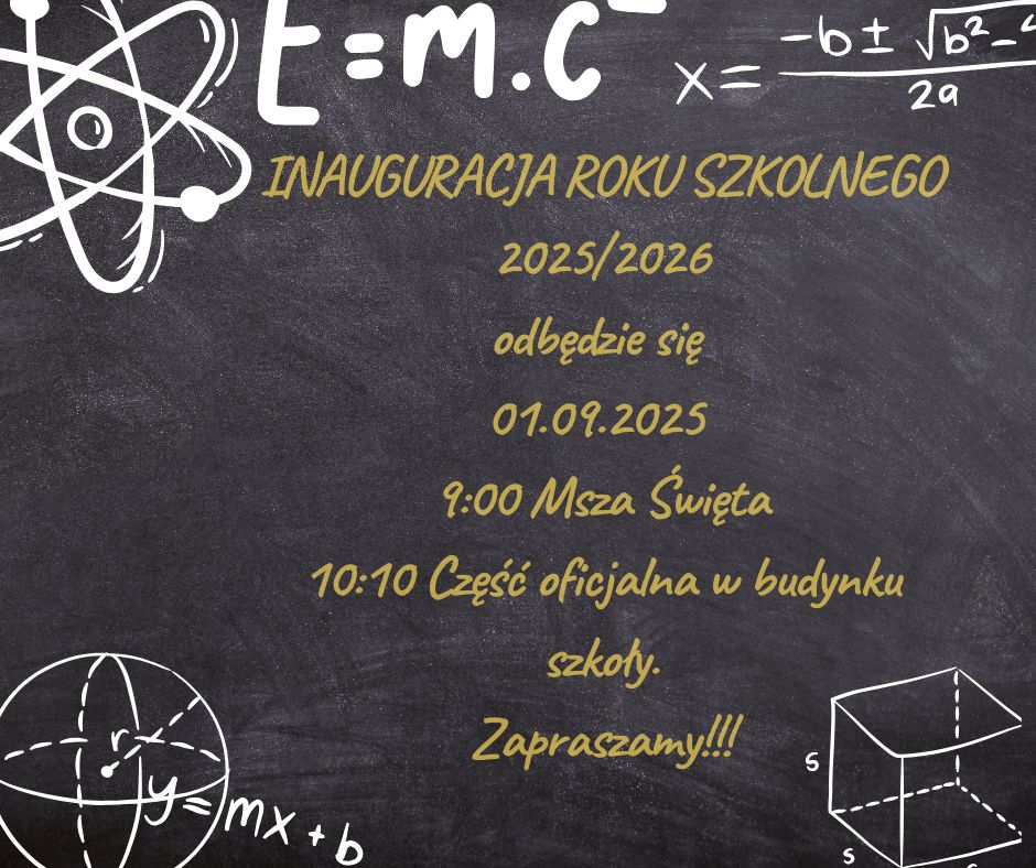 Rozpoczęcie roku szkolnego 2025/2026