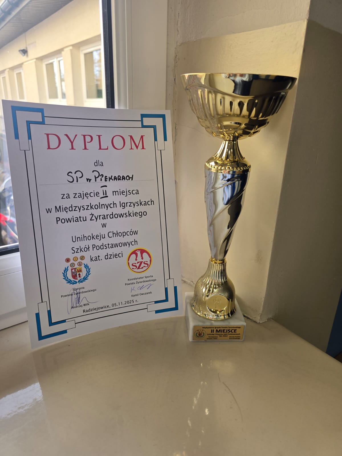 Sukces naszych uczniów w Międzyszkolnych Igrzyskach Powiatu Żyrardowskiego !